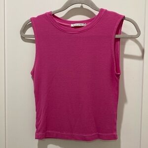 COPY - Michael Stars Cropped Muscle Top